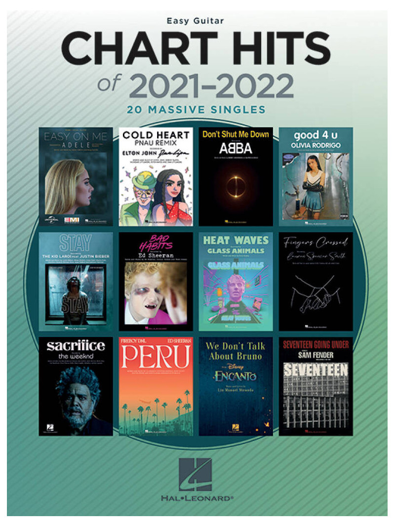 Chart Hits of 2021-2022 (Easy Guitar)