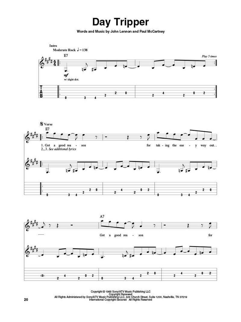 The Beatles: Guitar Play-Along Volume 25