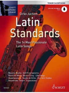 Latin Standards For Tenor Saxophone (book & Audio Online)