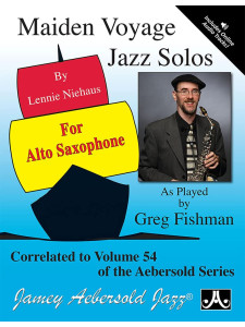 Maiden Voyage - Jazz Solos For Alto Saxophone (book & Audio Online)
