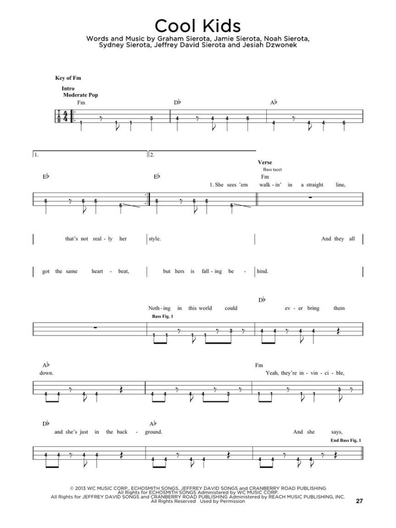 Bass Guitar Songs for Kids