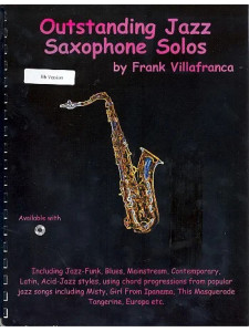 Outstanding Jazz Saxophone Solos For "Bb" instruments (book/CD)