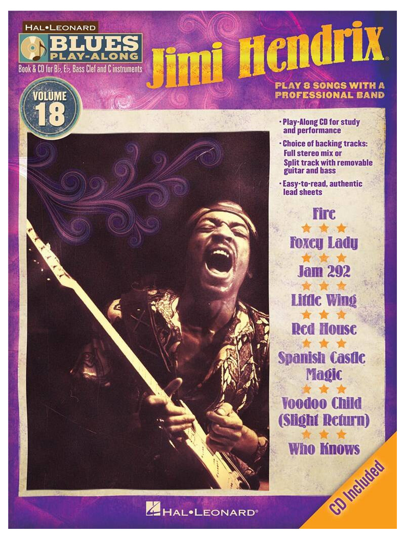 Jimi Hendrix - Blues Play-Along Volume 18