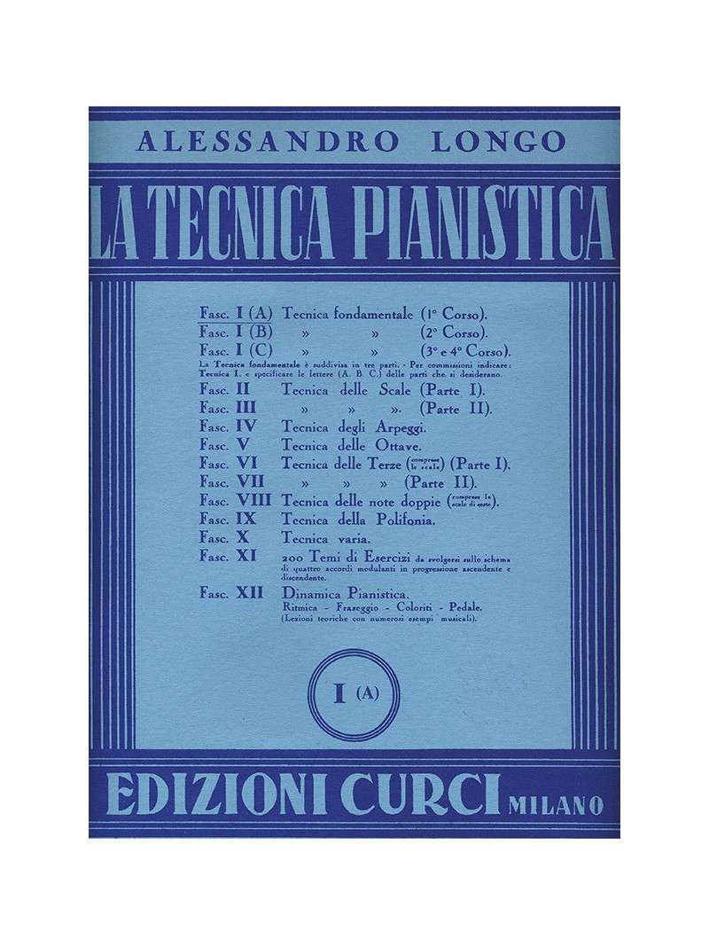 Alessandro Longo - La tecnica pianistica 1A