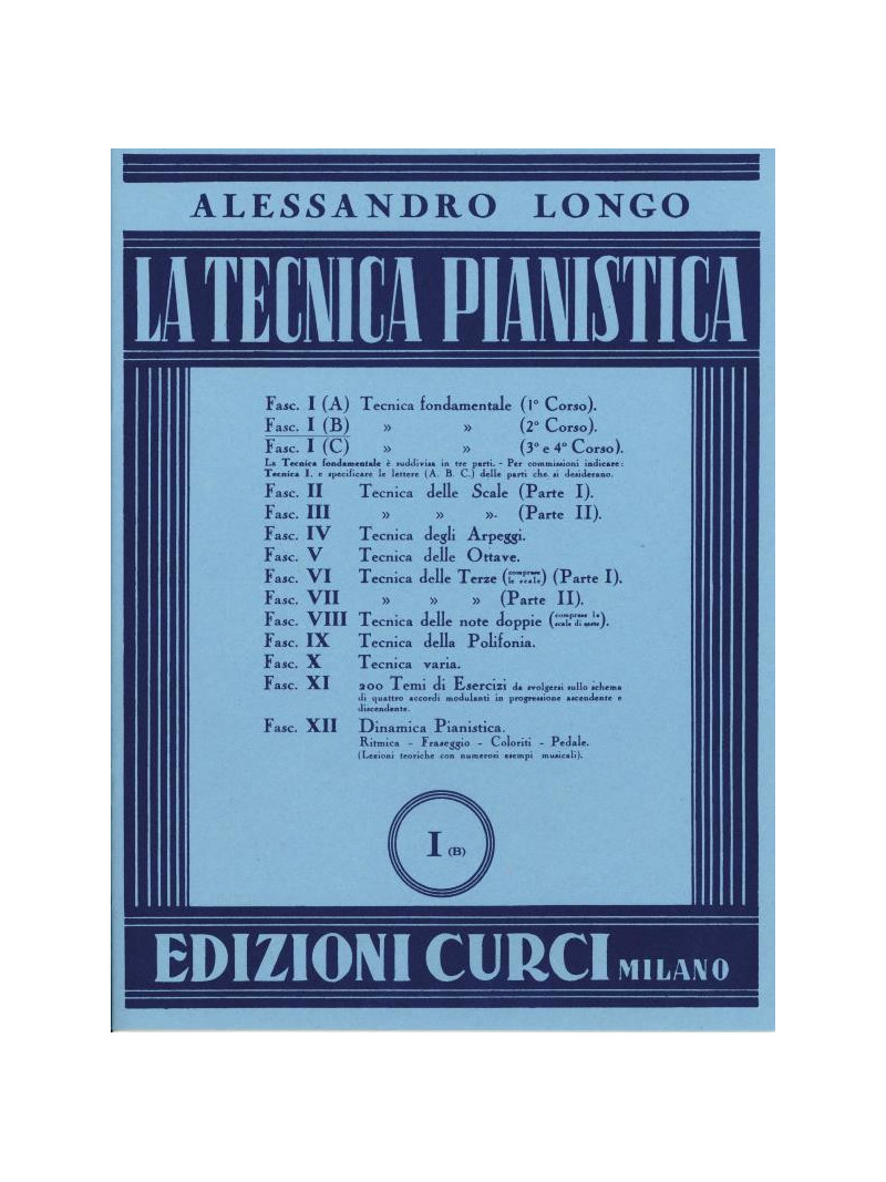 La tecnica pianistica - I (B)