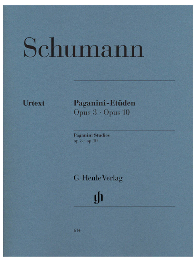 Schumann - Paganini-Studies op. 3 and op. 10