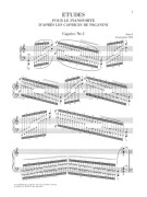 Schumann - Paganini Studies op.3