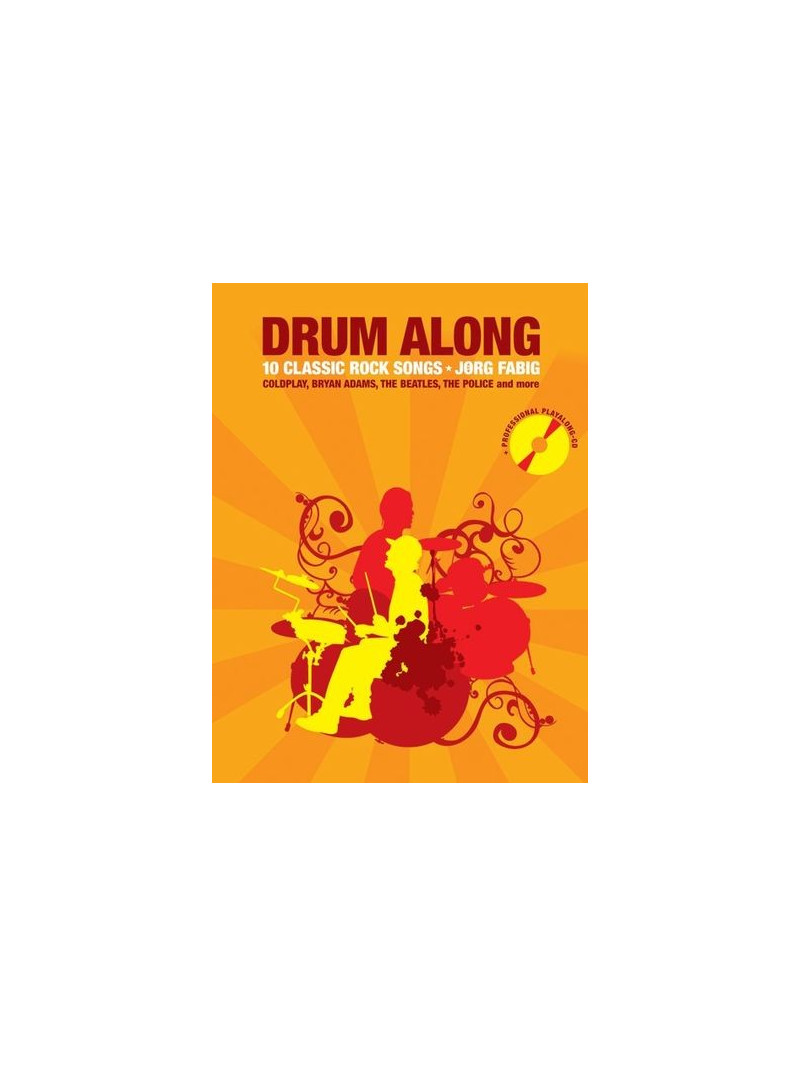 Drum Along: 10 Classic Rock Songs (book/CD play-along)