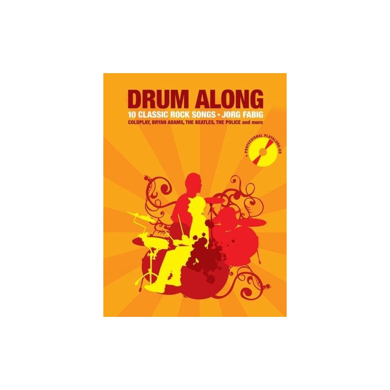 Drum Along: 10 Classic Rock Songs (book/CD play-along)